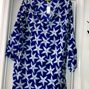 NWT Rock Flower Paper tunic, women’s size Large